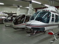 R66 between a Bell 206 and R44