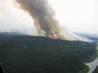 Forest Fire in the Yukon Territory