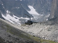 Flying in the Cirque of the Unclimables Northwest Territory